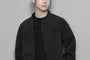Round Neck Plain Zip Windbreaker