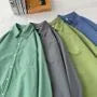 Long-Sleeve Plain Shirt
