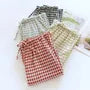 Couple Matching Drawstring Waist Gingham Pajama Pants (Various Designs)