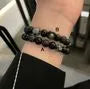Faux Gemstone Bead Bracelet