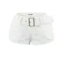 Belt Waist Denim Hot Pants