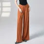 High Waist Plain Wide Leg Dance Pants