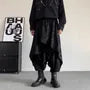 Mid Rise Camouflage Panel Harem Pants