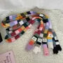 Color Block Knit Scarf