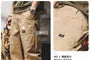 Mid Rise Plain Cropped Baggy Cargo Pants