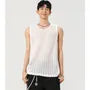 Crewneck Mesh Plain Tank Top