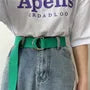 Unisex 130CM D-Ring Canvas Belt in 10 Colors