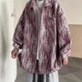 Tie-Dyed Denim Shirt Jacket