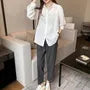 Long-Sleeve Plain Shirt