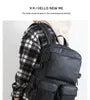 Plain Zip Backpack