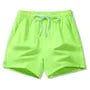 Drawstring Waist Plain Shorts