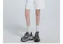 Mid Rise Washed Denim Wide Leg Shorts