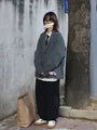 Mid Rise Plain Wide Leg Pants