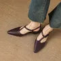 Pointy High Heel Twisted Strap Sandals