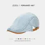 Denim Flat Cap