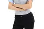 Mock Two-Piece Short-Sleeve Striped Collar Polo Shirt