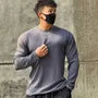 Long-Sleeve Round Neck Plain T-Shirt