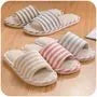 Striped Home Slippers
