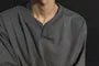 Long Sleeve V-Neck Plain T-Shirt