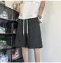 Drawstring Waist Plaid Shorts