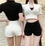 High Waist Denim Shorts