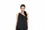 Sleeveless One Shoulder Dotted Top