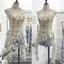Spaghetti Strap Square Neck Plaid Ruffle Trim Cami Top