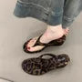 Platform Wedge Thong Sandals