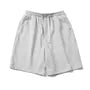 Drawstring Waist Plain Sweat Shorts