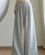 Drawstring Waist Plain Baggy Sweatpants