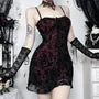 Spaghetti Strap Lace Mini A-Line Dress