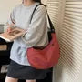 Plain Hobo Crossbody Bag