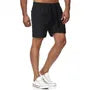 Plain Swim Trunks With Adjustable Waistline Side Pockets