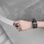 Faux Leather Buckled Bracelet