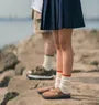 Set Of 2 Pairs: Contrast Trim Socks