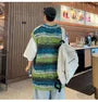 V-Neck Striped Sweater Vest