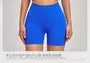 Set: Spaghetti Strap Plain Sports Bra + High Waist Yoga Shorts