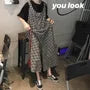 Sleeveless Plaid Wide Leg Jumpsuit
