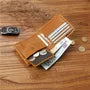 Genuine Leather Bifold Short Wallet