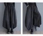 Drawstring Waist Plain Culottes