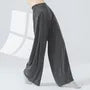 High Waist Plain Wide Leg Dance Pants