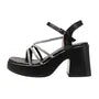 Platform Rhinestone Strap Sandals