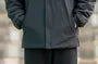 Plus Size Hooded Plain Puffer Jacket