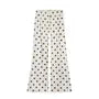 Ruched Asymmetrical Tube Top / Drawstring Waist Flared Pants