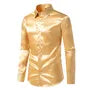 Long-Sleeve Satin Shirt