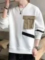Crew Neck Sweatshirt / Short-Sleeve Plain T-Shirt