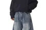 Mid Rise Washed Wide Leg Jeans