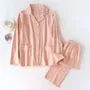 Pajama Set: Long-Sleeve Button-Up Top + Pants (Various Designs)