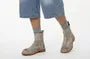 Washed Denim Jorts with Rhinestone