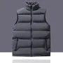 Plain Zip Puffer Vest